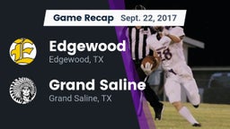 Recap: Edgewood  vs. Grand Saline  2017