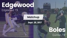 Matchup: Edgewood  vs. Boles  2017