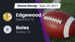 Recap: Edgewood  vs. Boles  2017