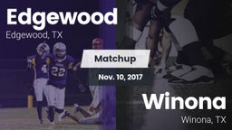 Matchup: Edgewood  vs. Winona  2017