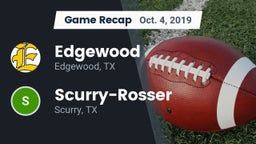 Recap: Edgewood  vs. Scurry-Rosser  2019