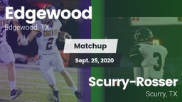 Matchup: Edgewood  vs. Scurry-Rosser  2020