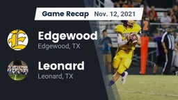 Recap: Edgewood  vs. Leonard  2021