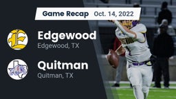 Recap: Edgewood  vs. Quitman  2022