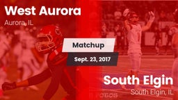 Matchup: West Aurora High vs. South Elgin  2017
