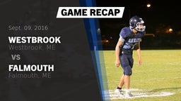 Recap: Westbrook  vs. Falmouth  2016