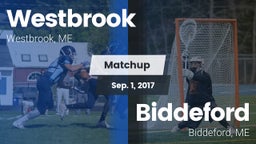 Matchup: Westbrook High vs. Biddeford  2017