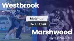Matchup: Westbrook High vs. Marshwood  2017