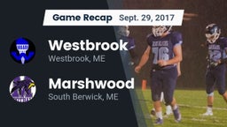 Recap: Westbrook  vs. Marshwood  2017