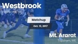Matchup: Westbrook High vs. Mt. Ararat  2017