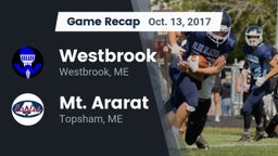 Recap: Westbrook  vs. Mt. Ararat  2017