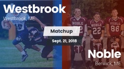 Matchup: Westbrook High vs. Noble  2018