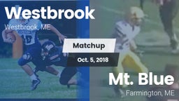 Matchup: Westbrook High vs. Mt. Blue  2018
