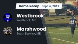 Recap: Westbrook  vs. Marshwood  2019