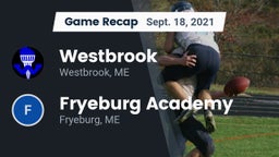 Recap: Westbrook  vs. Fryeburg Academy 2021