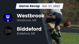 Recap: Westbrook  vs. Biddeford  2022