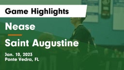 Nease  vs Saint Augustine Game Highlights - Jan. 10, 2023