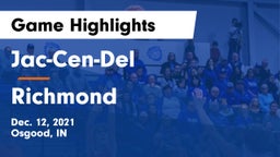 Jac-Cen-Del  vs Richmond  Game Highlights - Dec. 12, 2021