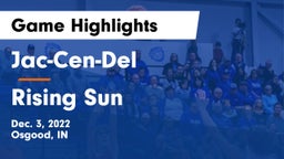 Jac-Cen-Del  vs Rising Sun  Game Highlights - Dec. 3, 2022