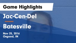Jac-Cen-Del  vs Batesville  Game Highlights - Nov 25, 2016