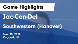 Jac-Cen-Del  vs Southwestern  (Hanover) Game Highlights - Jan. 25, 2018