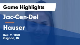 Jac-Cen-Del  vs Hauser  Game Highlights - Dec. 2, 2020