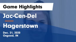 Jac-Cen-Del  vs Hagerstown  Game Highlights - Dec. 21, 2020