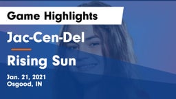 Jac-Cen-Del  vs Rising Sun  Game Highlights - Jan. 21, 2021