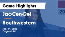 Jac-Cen-Del  vs Southwestern  Game Highlights - Jan. 14, 2022