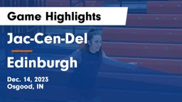Jac-Cen-Del  vs Edinburgh  Game Highlights - Dec. 14, 2023