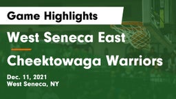 West Seneca East  vs Cheektowaga Warriors Game Highlights - Dec. 11, 2021