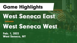West Seneca East  vs West Seneca West  Game Highlights - Feb. 1, 2022