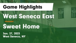 West Seneca East  vs Sweet Home  Game Highlights - Jan. 27, 2023