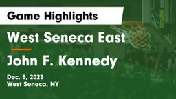 West Seneca East  vs John F. Kennedy Game Highlights - Dec. 5, 2023