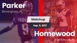 Matchup: Parker  vs. Homewood  2017