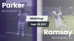 Matchup: Parker  vs. Ramsay  2017