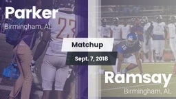 Matchup: Parker  vs. Ramsay  2018