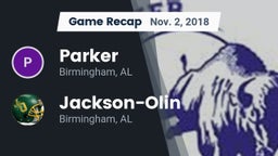 Recap: Parker  vs. Jackson-Olin  2018