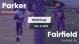 Matchup: Parker  vs. Fairfield  2019
