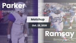 Matchup: Parker  vs. Ramsay  2020