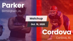 Matchup: Parker  vs. Cordova  2020
