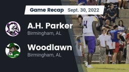 Recap: A.H. Parker  vs. Woodlawn  2022