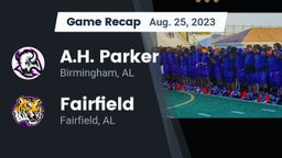 Recap: A.H. Parker  vs. Fairfield  2023