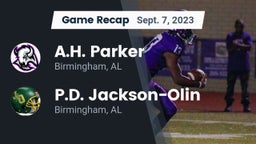 Recap: A.H. Parker  vs. P.D. Jackson-Olin  2023
