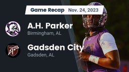 Recap: A.H. Parker  vs. Gadsden City  2023