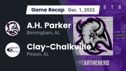 Recap: A.H. Parker  vs. Clay-Chalkville  2023