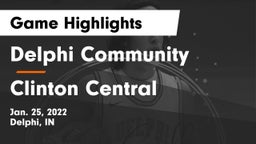 Delphi Community  vs Clinton Central  Game Highlights - Jan. 25, 2022