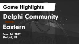 Delphi Community  vs Eastern  Game Highlights - Jan. 14, 2022