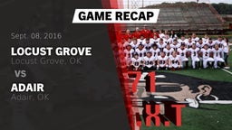 Recap: Locust Grove  vs. Adair  2016