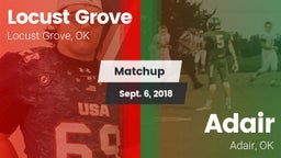 Matchup: Locust Grove High vs. Adair  2018